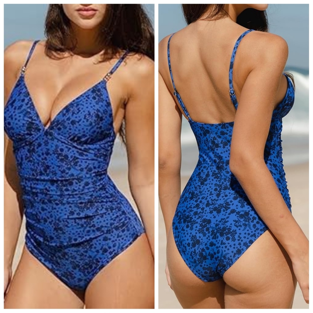 Cupshe One Piece Swimsuit | Tummy Control V-Neck | Size M | NWT